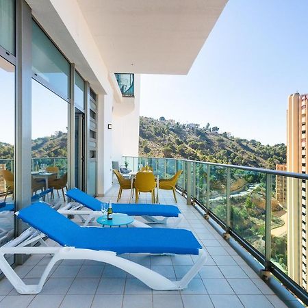 شقة Skyline 10 Gran Terraza Privada Con Vistas Espectaculares بينايدورم المظهر الخارجي الصورة
