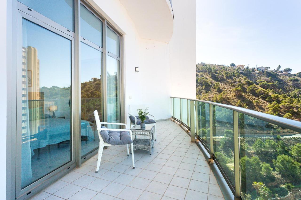 شقة Skyline 10 Gran Terraza Privada Con Vistas Espectaculares بينايدورم المظهر الخارجي الصورة
