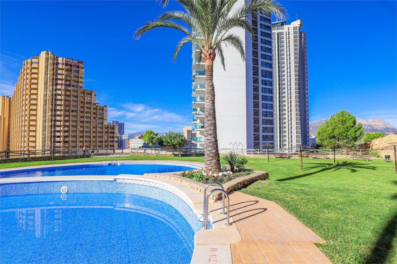 شقة Skyline 10 Gran Terraza Privada Con Vistas Espectaculares بينايدورم المظهر الخارجي الصورة